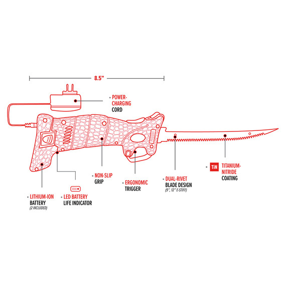 Bubba Lithium Ion Cordless Fillet Knife