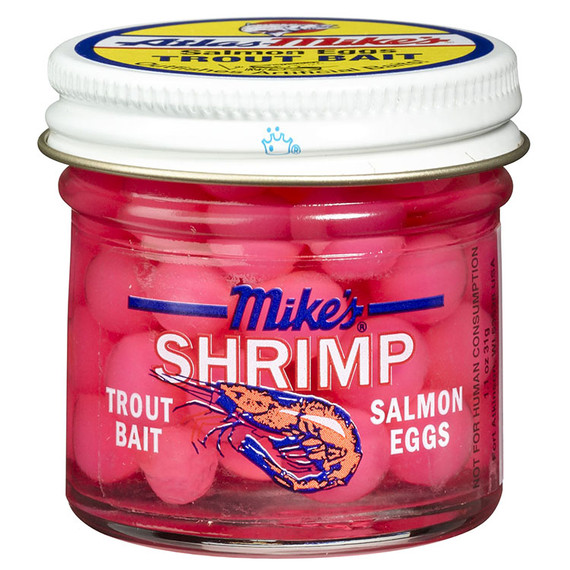 Atlas Mike's Texture Soft Shrimp Salmon Eggs - 1 oz - Pink