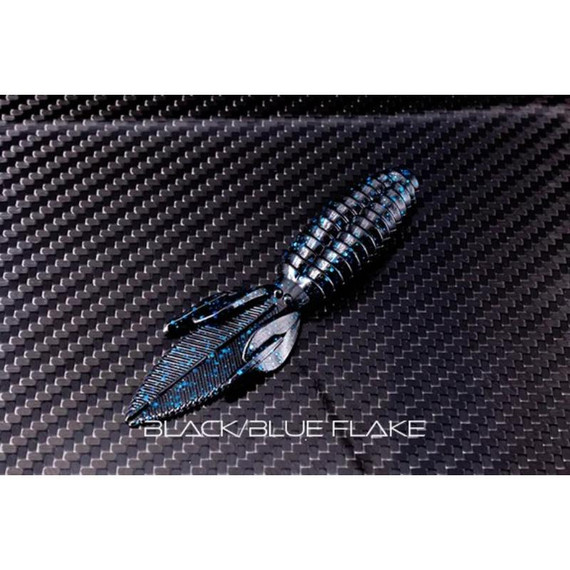 Reaction Innovations Soft Plastic Lure Sweet Beaver - Black-Blue