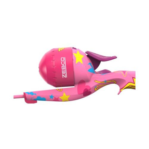 Zebco Wonder Woman Moderate Floating Spincast Combo - 29" - Pink