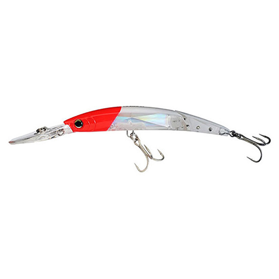Yo-Zuri Crystal 3D Minnow Deep Diver Jointed Lure - 5-1/4" - Red Head