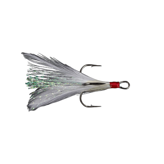Owner Hooks Tournament Trailers Treble Hook - Black Chrome - 4