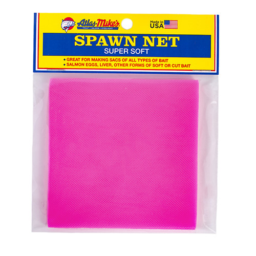 Atlas Mike's Spawn Net Squares - Pink - 4"