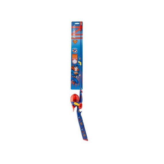Zebco Superman Floating Spincast Combo - 29" - Red/Blue