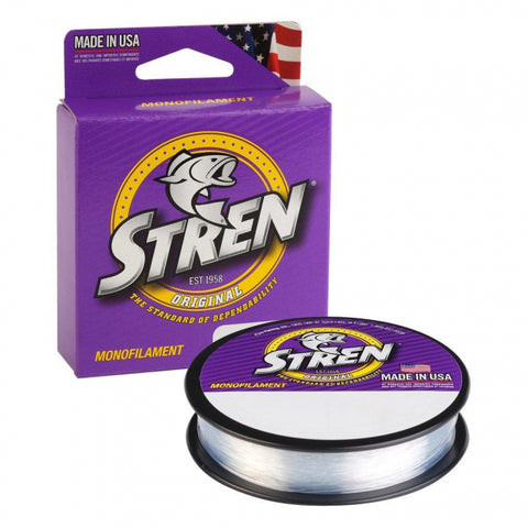 Stren Monofilament Fishing Line - Clear/Blue Fluorescent