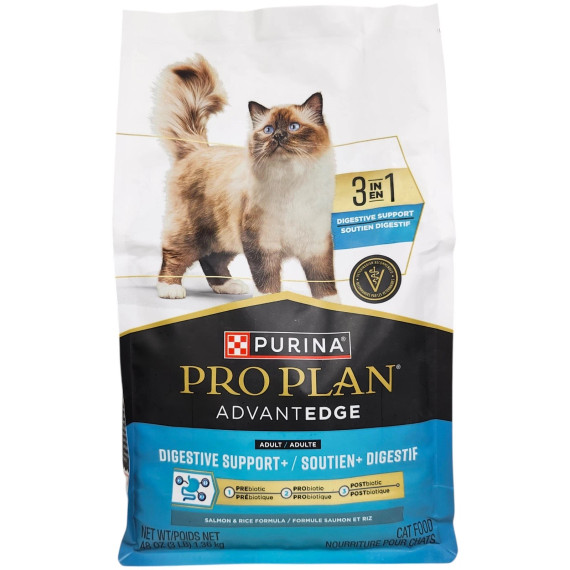 ProPlan AdvantEdge Digestive Support Salmon & Rice Cat - 3lb.