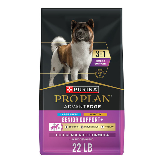 ProPlan Senior Large Breed AdvantEdge Digestive Support Chicken & Rice - 22 lb.