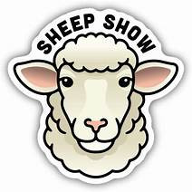 Sheep Show Sticker