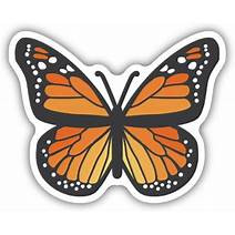 Monarch Butterfly Sticker