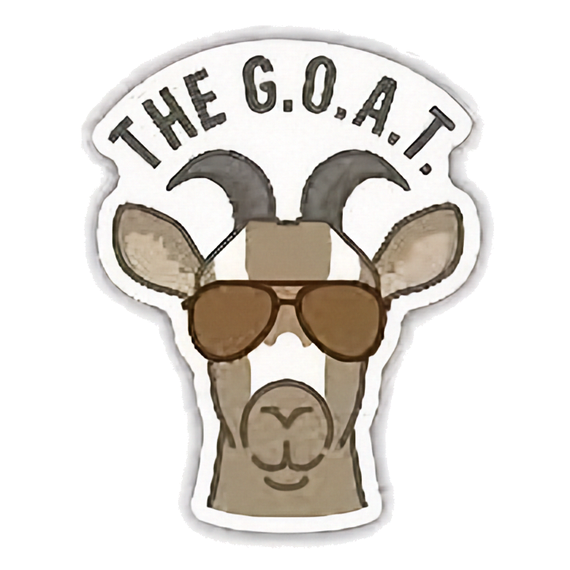 The G.O.A.T. Sticker