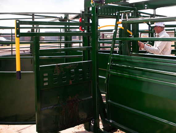 Rolling Cattle Alley Gate 800MM