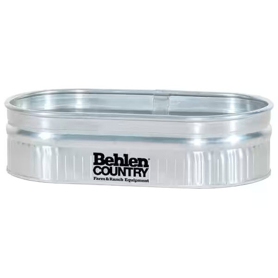 Behlen Bottomless Galvanized Planter 12 x 48 x 24