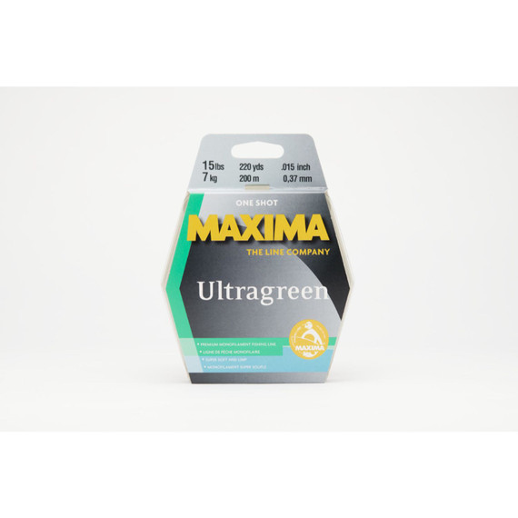 Maxima Ultragreen One Shot Mono Fishing Line - 220 yd