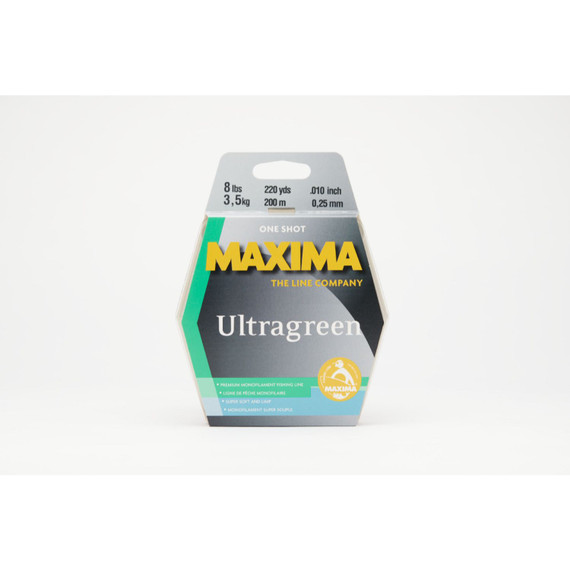 Maxima Ultragreen One Shot Mono Fishing Line - 220 yd