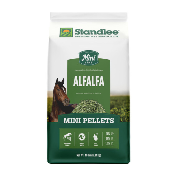 Standlee Premium Sun-Cured Alfalfa Mini Pellets 40lb