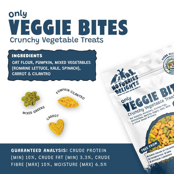 No Furries Delights Only Veggie Bites 1.76oz