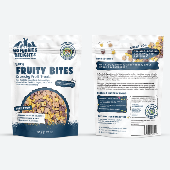 No Furries Delights Very Fruity Bites 1.76oz