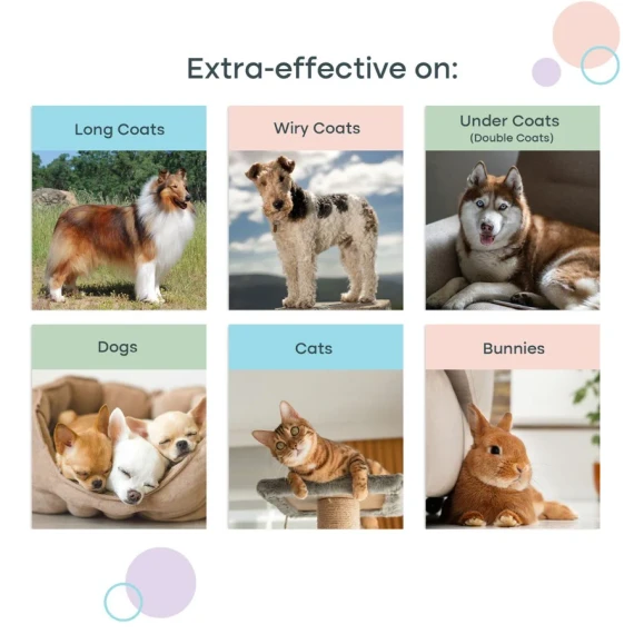 Uproot Cat and Dog Deshedder Brush