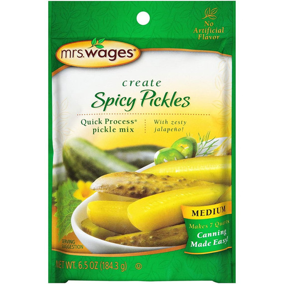 Mrs. Wages Medium Quick Process Spicy Pickle Mix - 6.5 Oz
