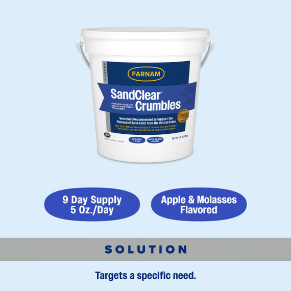 Farnam Sandclear Natural Psyllium Crumbles for Horse