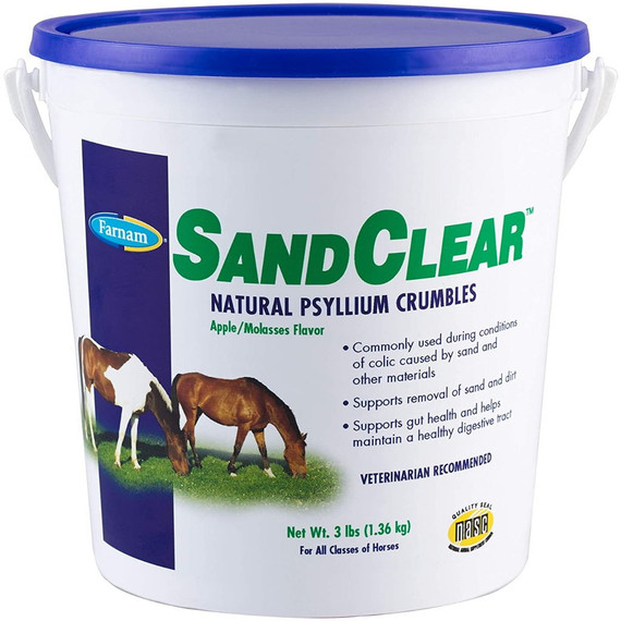Farnam Sandclear Natural Psyllium Crumbles For Horse - 3 Lb