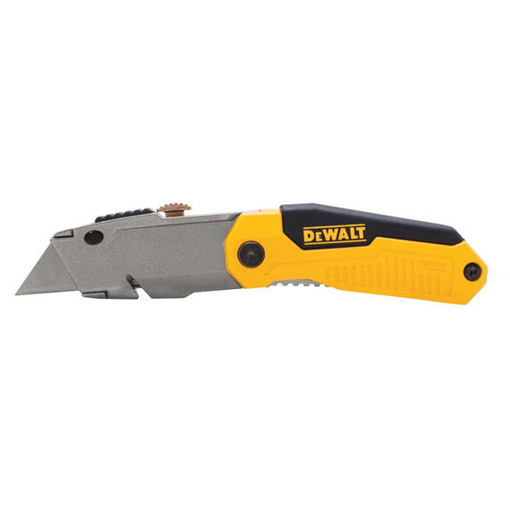 Dewalt Yellow/black Folding Retractable Utility Knife - 2-1/2"