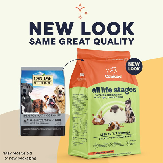 Canidae All Life Stages Less Active Chicken Turkey Lamb & Fish Meal Formula Dry Dog Food - 30 Lb