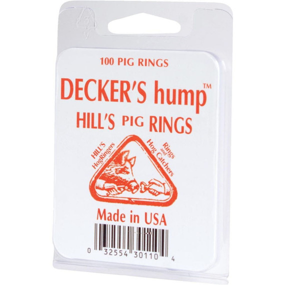 Decker Hump Hills Pig Rings - 100 pk