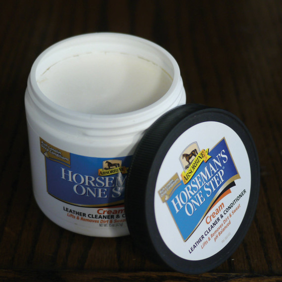 Absorbine Horseman's One Step Leather Cleaner & Conditioner Cream - 15 oz