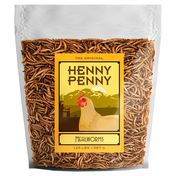 Volkman Henny Penny Mealworms - 1.25 Lb