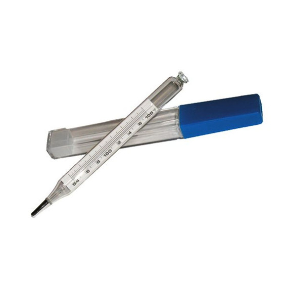 Ideal Instruments Mercury Free Thermometer with Case - 5'