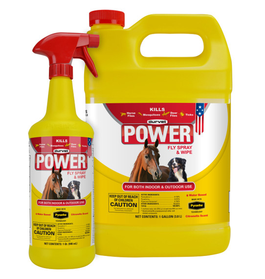 Durvet Power Fly Spray & Wipe