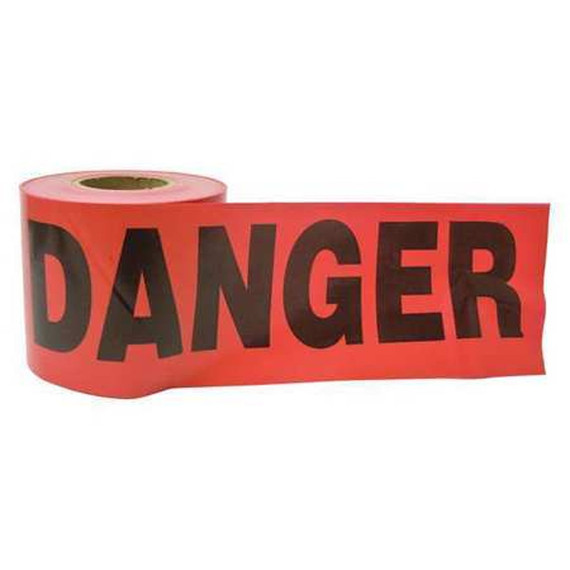 CH Hanson Red Danger Tape - 300'