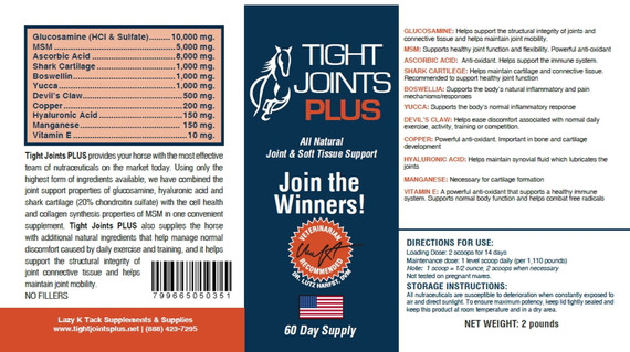 Tight Joints Plus Horse Supplement - 2 Lb