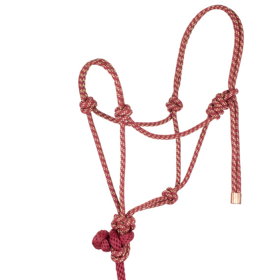 Weaver Leather Diamond Braid Rope Halter and Lead - 1/2" X 10'