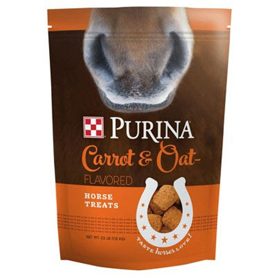 Purina Carrot and Oat-Flavored Horse Treats - 2.5 lb