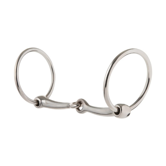 Weaver Equine Nickel Plated All Purpose Ring Snaffle Bit - 5"