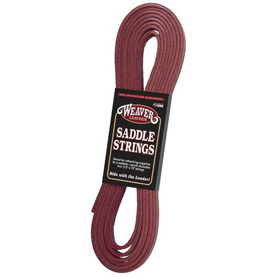 Weaver Leather Burgundy Saddle String Handy Pack - 1/2" X 72"