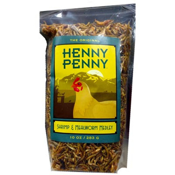 Volkman Henny Penny Shrimp & Mealworm Medley - 10 Oz