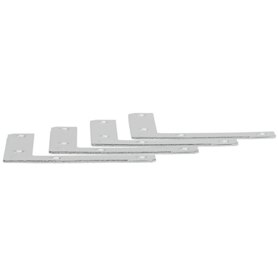 National Hardware 4" X 3/4" Flat Corner Iron Braces - 4 Pk