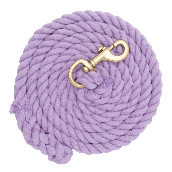 Weaver Leather Brass Plated Snap Cotton Lead Rope - 5/8" X 10'