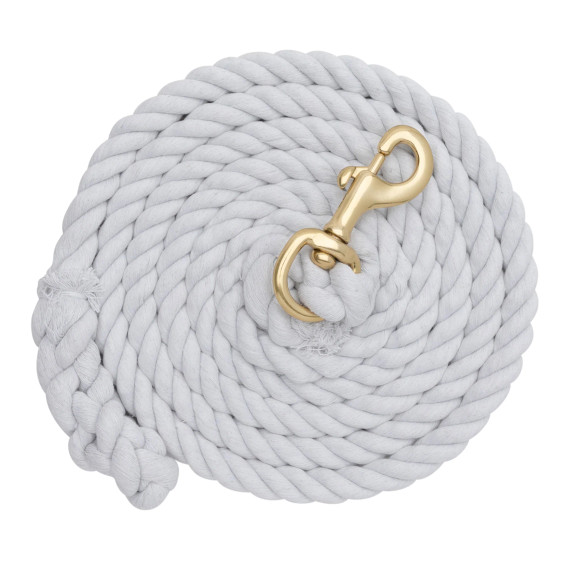 Weaver Leather Brass Plated Snap Cotton Lead Rope - 5/8" X 10'