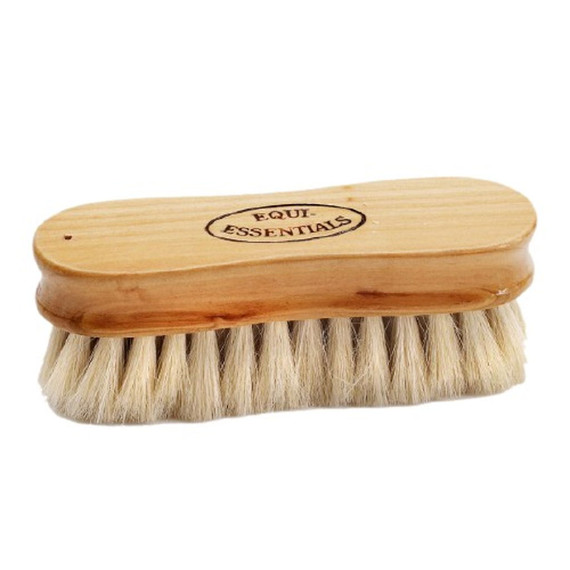 Equi-Essentials 5" Wood Back Face Brush With Goat Hair - Super Soft