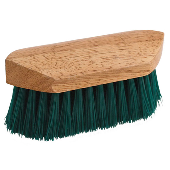 Desert Equestrian Legends Poly Fiber Pocket-Size Grooming Brush - Hunter Green