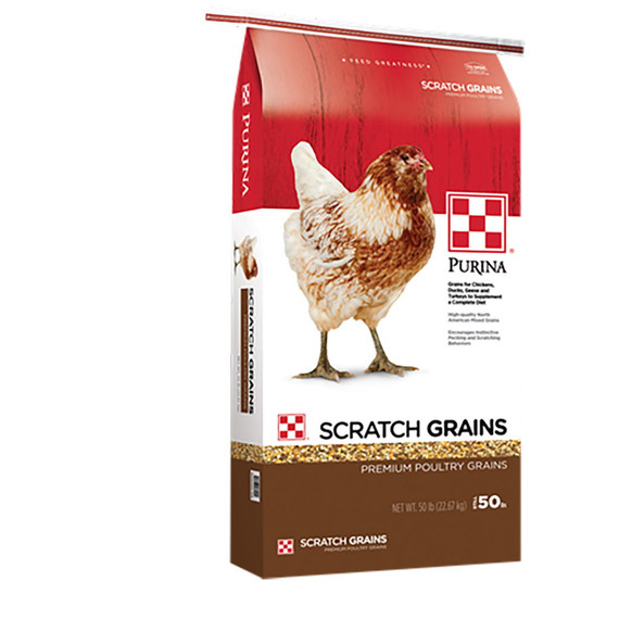 Purina Scratch Grains Poultry Feed - 50 lb
