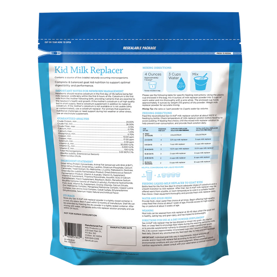 Sav-A-Kid Goat Kid Milk Replacer - 4 lb