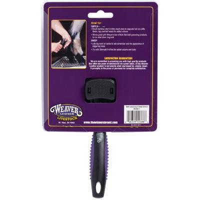 Weaver Leather Self-Cleaning Slicker Brush - 4"