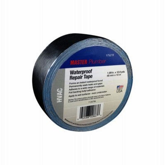 Master Plumber HVAC Waterproof Repair Tape - 1.89" X 10.9 Yd