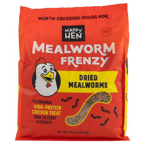 Happy Hen Treats Mealworm Frenzy - 5 lb