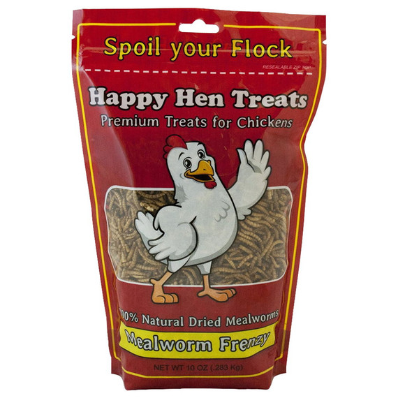 Happy Hen Treats Mealworm Frenzy Poultry Treat - 10 oz